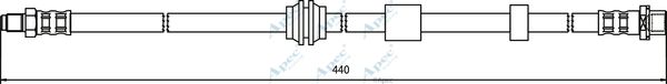 APEC BRAKING Pidurivoolik HOS3621